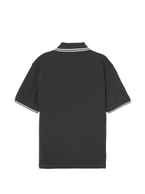 Polo uomo M3600 manica corta antracite/celeste FRED PERRY | M360009B